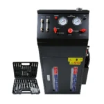 VIKTEC VT14033 automatic transmission fluid oil exchanger machine with adapter set for ATF flushing, cleaning and fluid replacement.