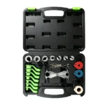 VIKTEC VT01178C automotive fuel line and A/C disconnect tool set for separating air conditioning lines, fuel lines, radiator hoses and quick-connect fittings.