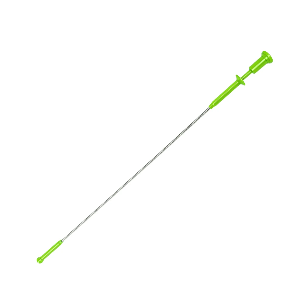 VIKTEC VT01546B flexible claw pickup tool with long reach shaft for retrieving small parts from narrow and hard-to-reach automotive areas.