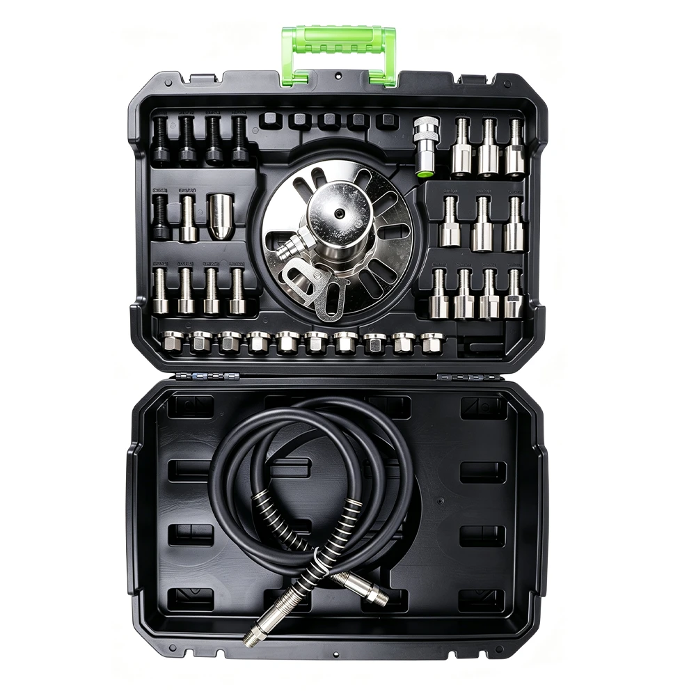 Hydraulic Wheel Hub & Axle Removal Tool Set for Land Rover Porsche BMW 6 Hydraulic wheel hub and axle removal tool kit for BMW Land Rover and Porsche vehicles