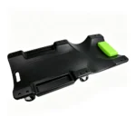VIKTEC VT01386B low profile mechanics creeper with padded headrest, tool trays and caster wheels for under-vehicle maintenance.
