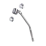 Flexible oxygen sensor wrench with 6 point and 12 point heads for lambda sensor removal