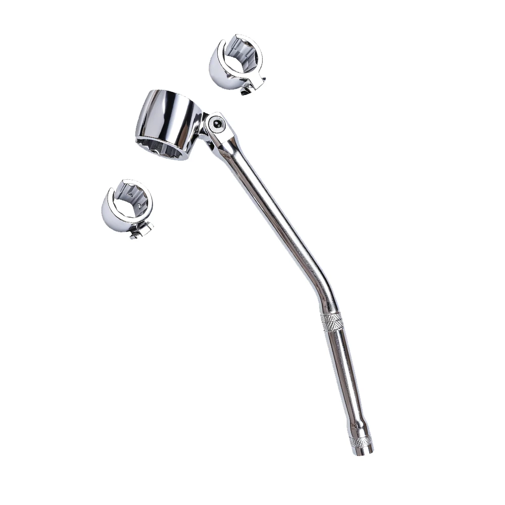 Flexible Handle Oxygen Sensor Wrench 6 & 12-Point 6 Flexible oxygen sensor wrench with 6 point and 12 point heads for lambda sensor removal