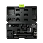 VIKTEC VT13995F professional brake line flaring and forming tool kit with pipe dies, hand tools and accessories for automotive brake tube repair and fabrication.