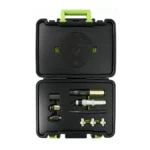 VIKTEC VT14070E universal locking wheel nut removal master kit for removing rounded, damaged and locking wheel nuts during automotive wheel service.