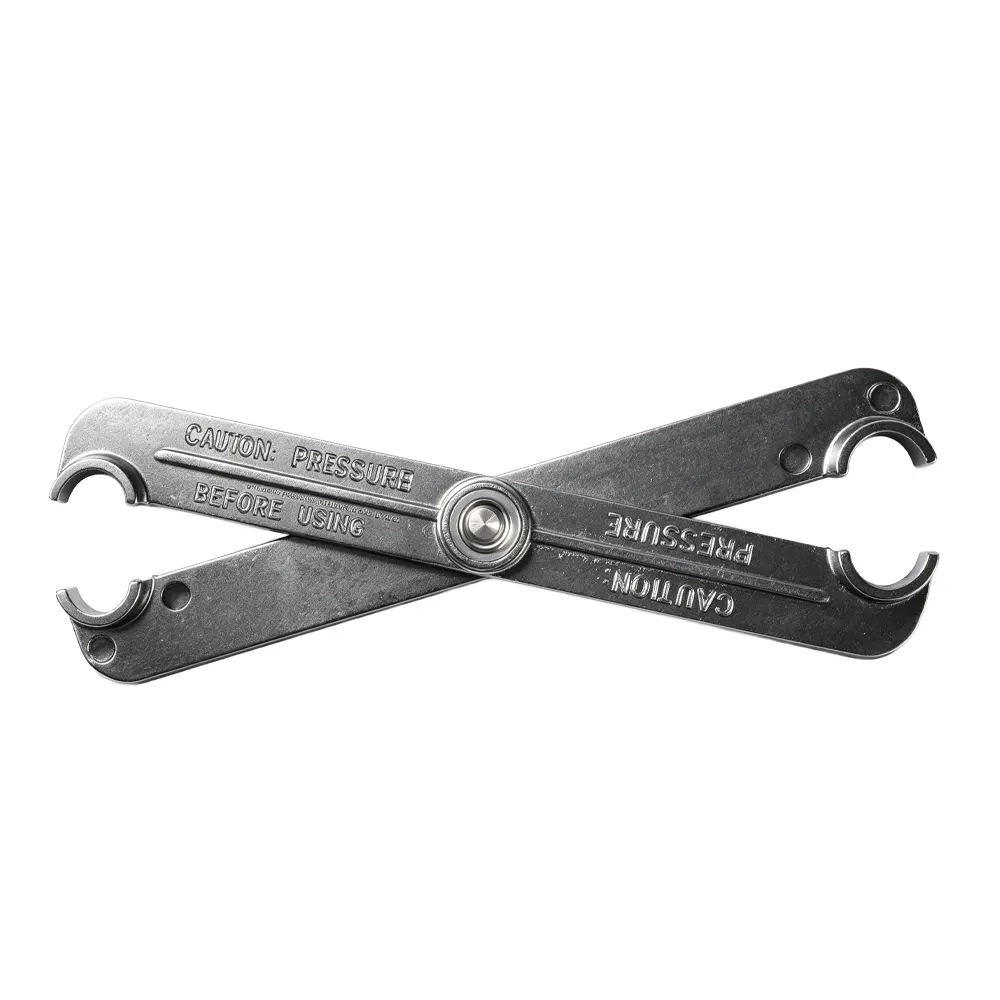 Ferramenta para desligar tubos de combustível de 5/16 pol. e 3/8 pol. 1 VT01113 Ferramenta de desligamento de tubos de combustível de 3/8 e 5/16 polegadas para separar os encaixes de ligação rápida dos tubos de combustível automóveis.