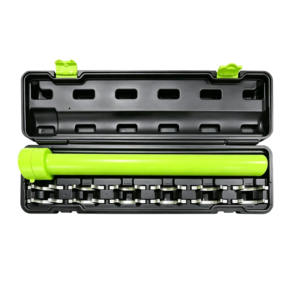 VT01187E 13PC inner tie rod tool set with 12 crowfoot adapters for steering rack maintenance
