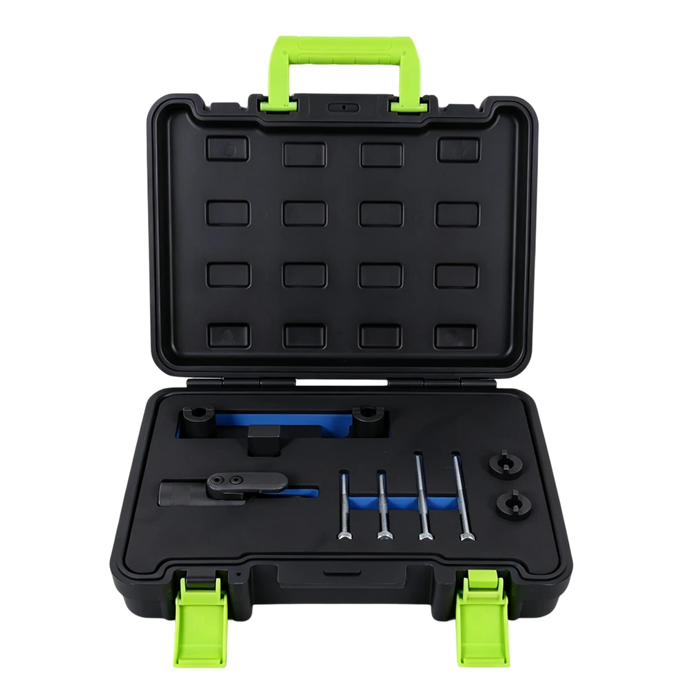 VT01304C camshaft and crankshaft alignment tool kit with locking and positioning tools for automotive engine timing service