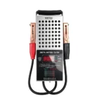 VIKTEC VT01305B digital automotive battery load tester with battery clamps for vehicle battery testing and diagnosis