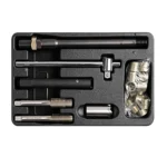 VT01497 M14 x 1.25 spark plug thread repair kit with taps seat cutter insert driver and thread repair inserts