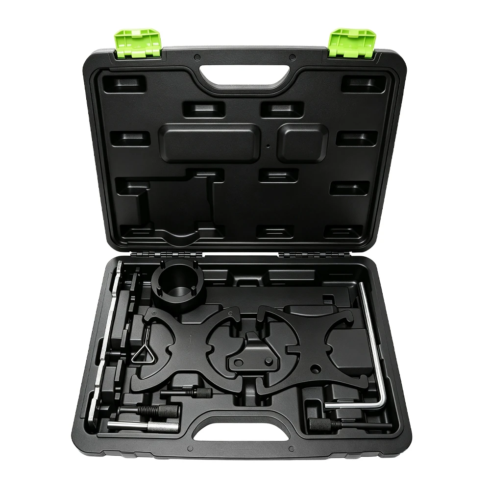 Ford 1.5L & 1.6L Ti-VCT Engine Timing Tool Set 6 VT01595D camshaft timing locking tool set for Ford 1.5L and 1.6L Ti VCT Fiesta Focus and C Max belt drive engines