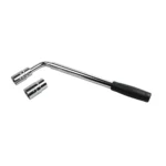 VIKTEC VT01660 telescopic wheel nut wrench with interchangeable sockets for car wheel nut removal and installation