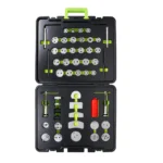 VIKTEC VT01676C brake piston wind back tool kit with multiple adapters and rewind tools for brake caliper servicing