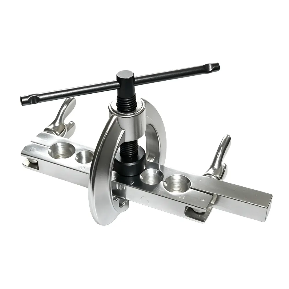 Herramienta de abocardado doble métrica de 5–16 mm, n.º 6 VT04018M: Herramienta métrica de abocardado doble para tubos de 5 mm, 6 mm, 8 mm, 10 mm, 12 mm, 14 mm y 16 mm.