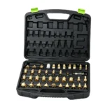 VT13476 Conjunto de adaptadores para testes do sistema de ar condicionado, combinação japonesa com vários encaixes, para testes de fugas no ar condicionado automóvel.