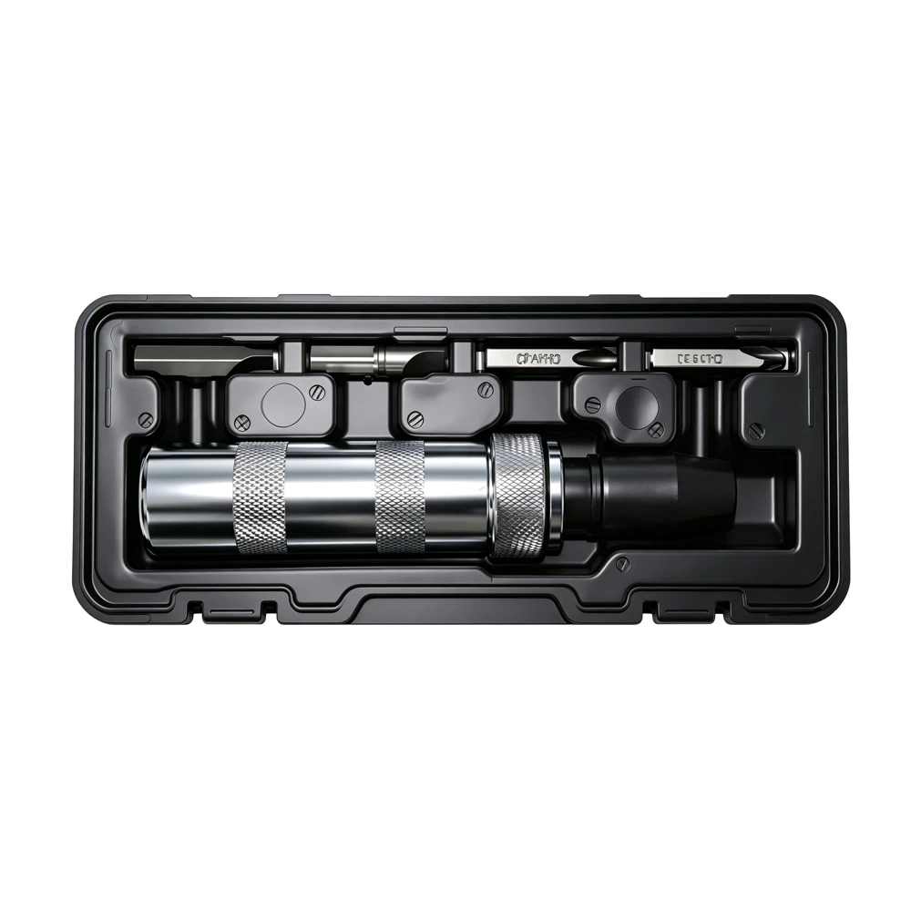 VT13506 5PC impact screwdriver set with heavy duty impact driver and CRV screwdriver bits for removing seized screws and fasteners