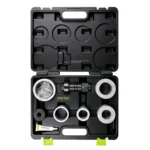 VT13569 exhaust pipe expander tool set with expanding collets for enlarging exhaust pipes from 1-5/8 to 4-1/4 inches including stainless steel pipes