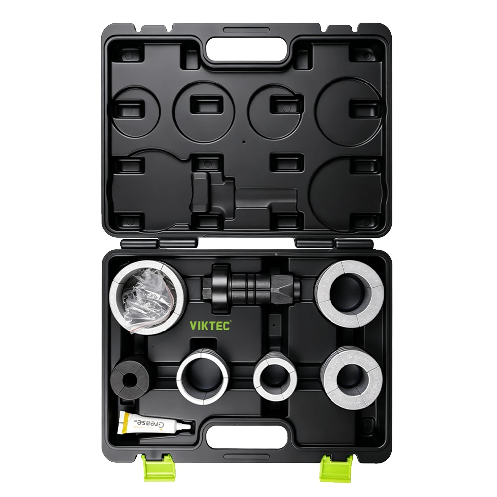 Impact Pipe Expander & Stretcher Tool Kit 1-5/8–4-1/4in 2 VT13569 exhaust pipe expander tool set with expanding collets for enlarging exhaust pipes from 1-5/8 to 4-1/4 inches including stainless steel pipes