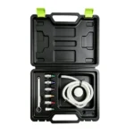 VT13737D 9PC brake bleeder wrench set with hose and adapters for brake and hydraulic clutch bleeding