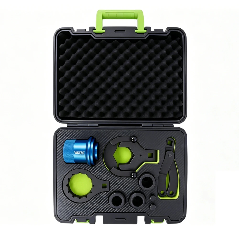 VT13992E universal oil filter removal tool kit with filter wrenches adapters and pliers for automotive oil filter housing service
