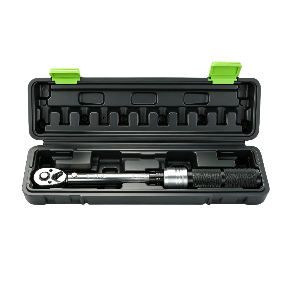1/2in Drive Torque Wrench 70–400Nm 4 VT14196T 1/4 inch drive click torque wrench with 2 to 24Nm adjustment range for precise low torque automotive and mechanical applications
