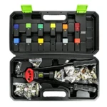 VT14185 216PC professional socket and hand tool set with 1/4 inch 3/8 inch and 1/2 inch drive ratchets sockets wrenches bits and accessories