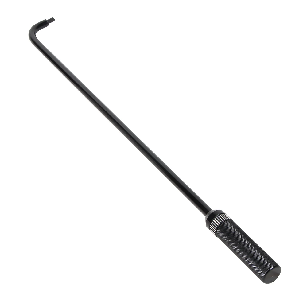 Destornillador para el ajuste del carburador, en ángulo de 90°, de 412 mm, 2 VT17705 Herramienta de ajuste del tornillo de aire para carburadores de motocicleta tipo L de 412 mm, diseñada para ajustar los tornillos de mezcla y piloto del carburador en espacios reducidos