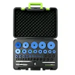 VT18179D universal bearing and seal driver set with multiple size discs and installation tools for automotive repair