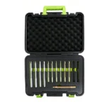 VT18548H universal wheel locating guide set with multiple threaded guide pins for automotive wheel installation