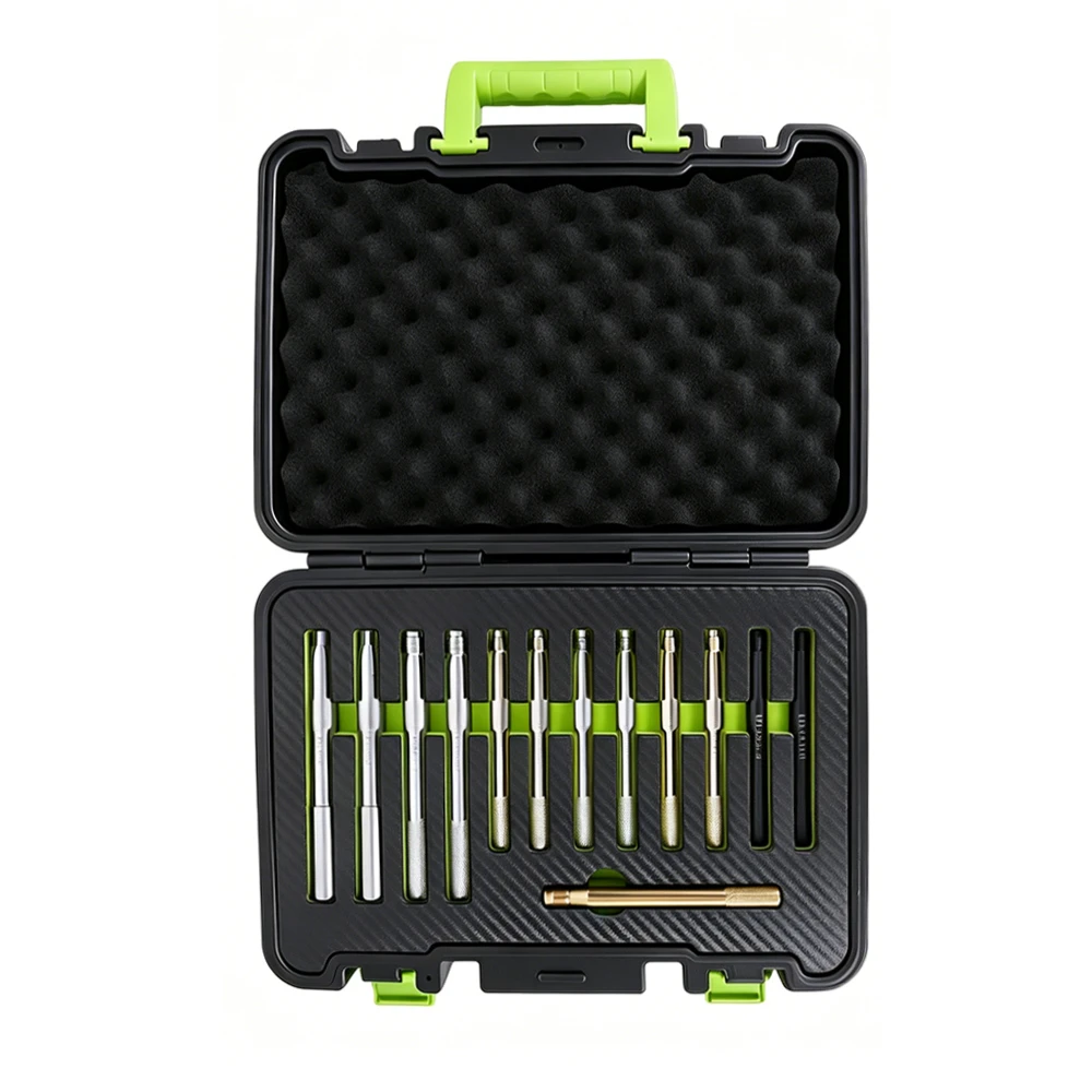 14PC Wheel Hanger Alignment Pin Set 3 VT18548H universal wheel locating guide set with multiple threaded guide pins for automotive wheel installation