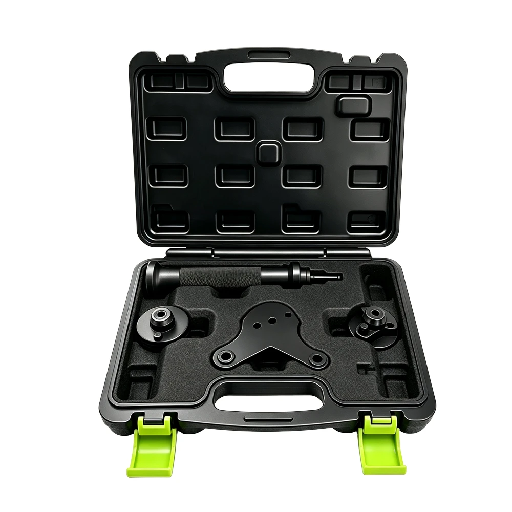 Juego de 4 piezas de herramientas para desmontaje y alineación del eje de equilibrio de BMW MINI B37 y B38, n.º 2 VT18750: juego de herramientas de 4 piezas para la extracción y alineación del eje de equilibrado de los motores BMW MINI B37 y B38