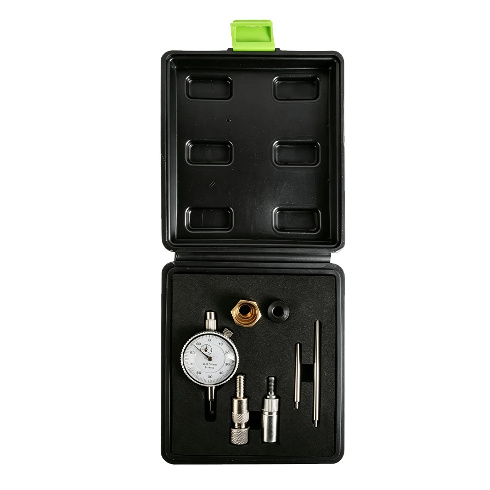 Motorcycle TDC Dial Indicator and Ignition Timing Tool Set 3 VTN1016 6PC motorcycle TDC dial indicator timing tool kit with adapters for accurate ignition timing adjustment on motorcycle engines