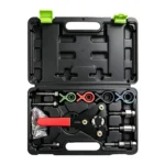 VTN1333 : Kit d'outils pour embrayage de compresseur de climatisation automobile, destiné au démontage et au montage des composants de l'embrayage du compresseur lors de la réparation du système de climatisation d'un véhicule.
