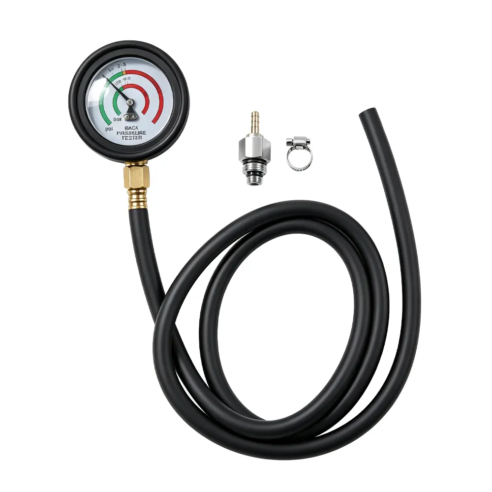 Kit de test de contre-pression d'échappement n° 1 VTS1006 Manomètre de contre-pression d'échappement permettant de contrôler l'obstruction de l'échappement et la contre-pression du pot catalytique sur les moteurs automobiles.