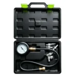 Kit de contrôle de la pression d'huile moteur VT01057B, comprenant un manomètre, un flexible et des adaptateurs, destiné au diagnostic de la pression d'huile dans le système de lubrification du moteur.