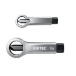 VT01200B: juego de 2 piezas para separar tuercas, destinado a retirar tuercas atascadas, dañadas o oxidadas sin dañar la rosca del perno circundante.