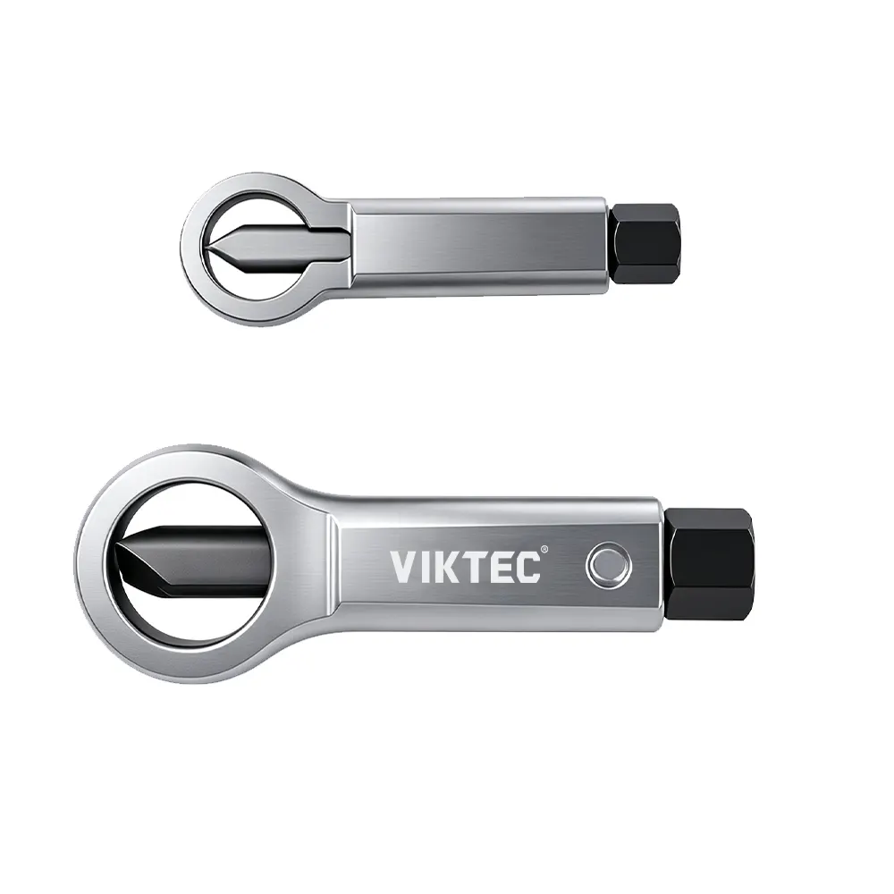 Juego de 2 piezas de separadores de tuercas de 12-22 mm, n.º 1 VT01200B: juego de 2 piezas para separar tuercas, destinado a retirar tuercas atascadas, dañadas o oxidadas sin dañar la rosca del perno circundante.