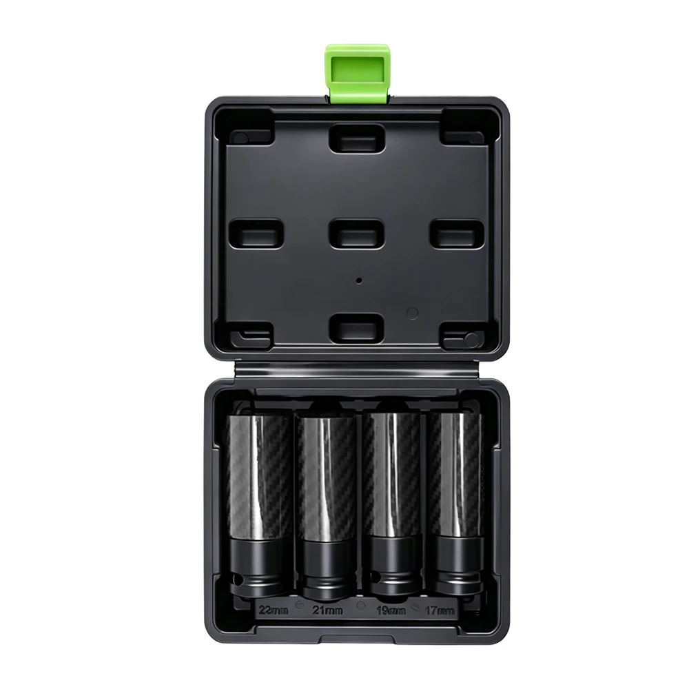 VT01223T 4PC wheel nut impact socket set for alloy wheel removal and installation