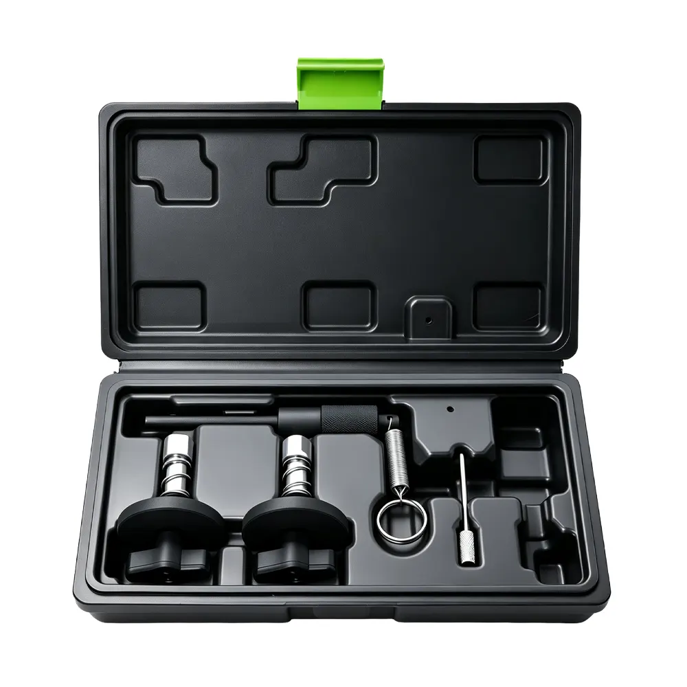 Kit de ferramentas para regulação e bloqueio da sincronização do motor diesel para o modelo 1.3D 4 Conjunto de ferramentas VT01247B para regulação e bloqueio do motor diesel 1.3D para veículos Alfa Romeo, Fiat, Ford, Lancia, Suzuki, Opel e Vauxhall.