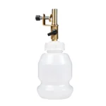 Frasco de reabastecimento de líquido de travões VT01294R2 com adaptador de braçadeira ajustável para o reservatório, para o enchimento controlado do líquido de travões e manutenção dos travões automóveis.