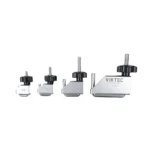 VT01372 4PC fluid line clamper set for temporarily clamping fuel brake coolant and other automotive hoses