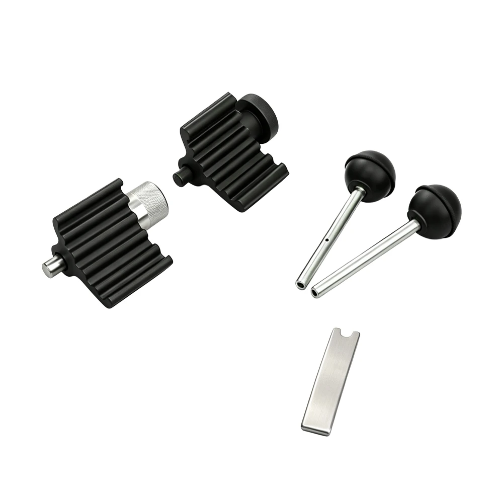 Conjunto de ferramentas de sincronização do motor VAG 1 VT01581D Conjunto de ferramentas de bloqueio da distribuição para motores diesel VAG, com ferramentas de bloqueio do eixo de cames e do eixo de manivelas para manutenção da correia de distribuição.