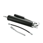 VT01664C: pistola de engrase manual de 400 ml con manguera flexible y tubo de extensión rígido para lubricar cojinetes, juntas y componentes mecánicos de automóviles.