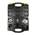 VT01697 Conjunto de ferramentas de sincronização para motores VAG TDI de 2,7 L e 3,0 L, destinado ao bloqueio das árvores de cames e do virabrequim e à manutenção da sincronização do motor em veículos Audi e VW compatíveis.