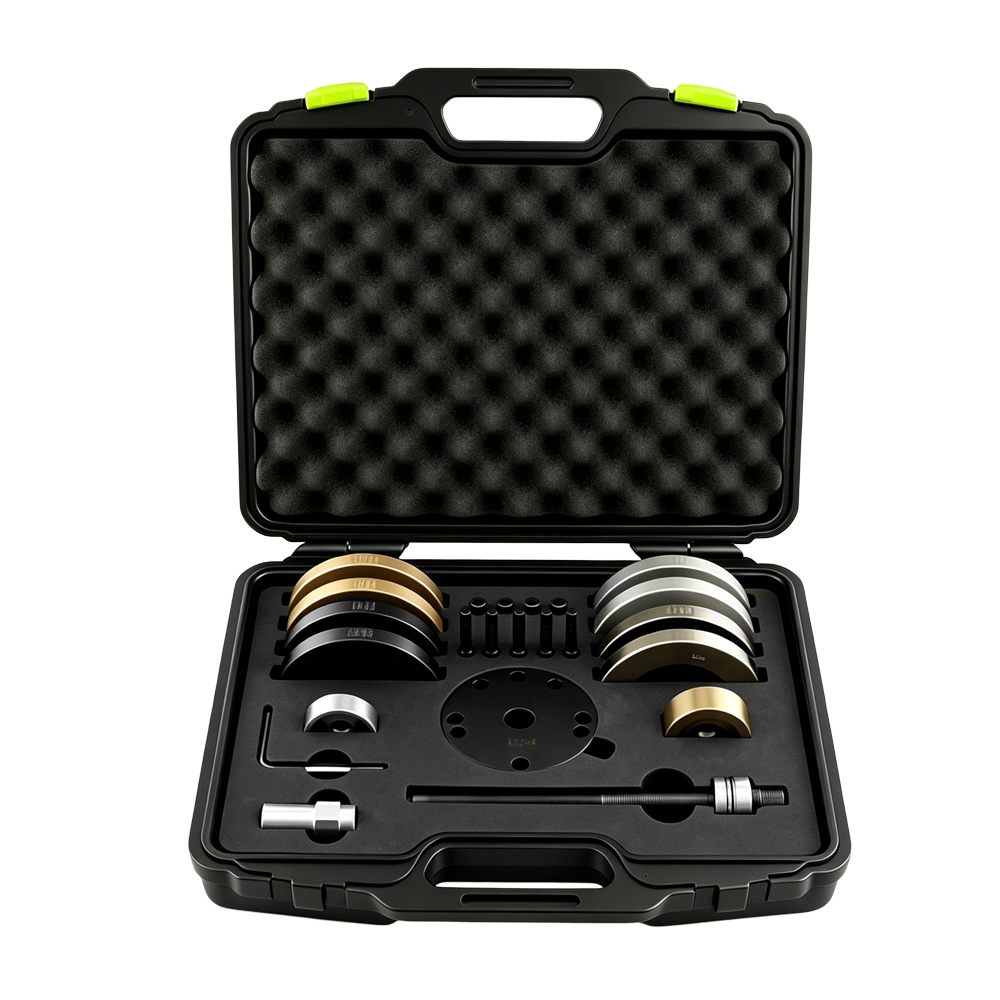 62 and 66mm VAG Wheel Hub Bearing Removal and Installation Tool Set 6 VT01717J 62mm and 66mm wheel bearing removal and installation tool kit for VAG vehicles