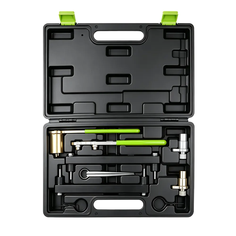 Land Rover / Jaguar V8 Camshaft Timing Tool Kit 1 VT01745 Jaguar Land Rover V8 cam timing tool kit for 3.2L, 3.5L, 4.0L, 4.2L and 4.4L petrol engines for camshaft and crankshaft timing.