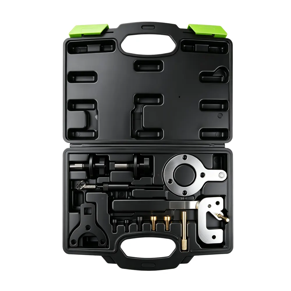 Kit de ferramentas de sincronização do motor para Ford / Fiat / Suzuki / GM 1.3 Diesel 2 VT01867 – Conjunto de ferramentas de regulação da distribuição para motores diesel 1.3, destinado à manutenção da distribuição dos motores Ford, Fiat, Suzuki e GM JTD, CDTI e TDCI.
