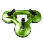 VT01897 Dreifach-Sauggreifer (118 mm) zum Handhaben von Autoglas, Blech, Fliesen und anderen glatten, nicht porösen Oberflächen.