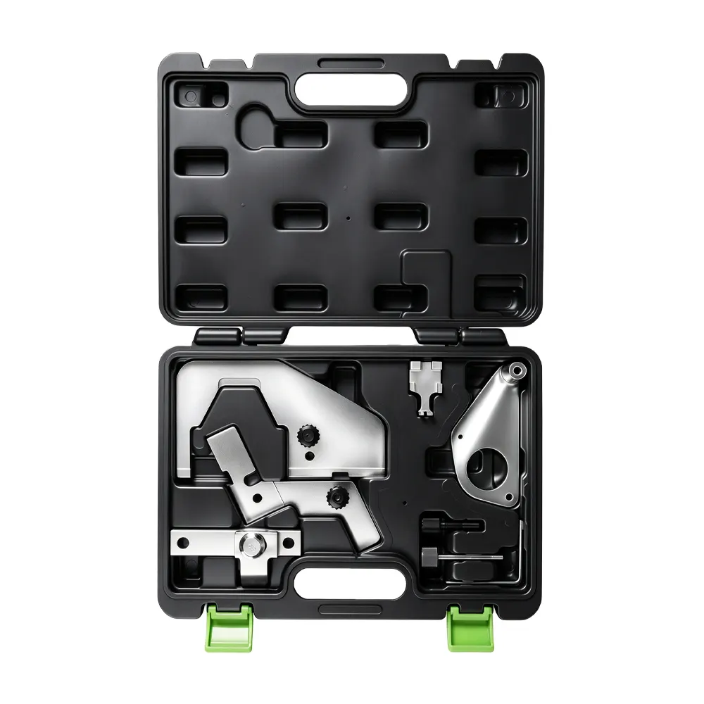 Ford Jaguar Land Rover 2,0 l Steuerriemen-Werkzeugsatz 4 VT13559B Ford 2.0 EcoBoost-Motor-Steuerzeiten-Werkzeugsatz zum Arretieren und Positionieren von SCTi EcoBoost- und Ti-VCT-Benzinmotor-Steuerzeitenkomponenten.