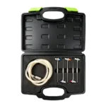 VT13737C Conjunto de 6 chaves de purga de travões de 12 pontas, nos tamanhos de 8, 9, 10, 11 e 12 mm, para serviços profissionais de purga de travões automóveis.
